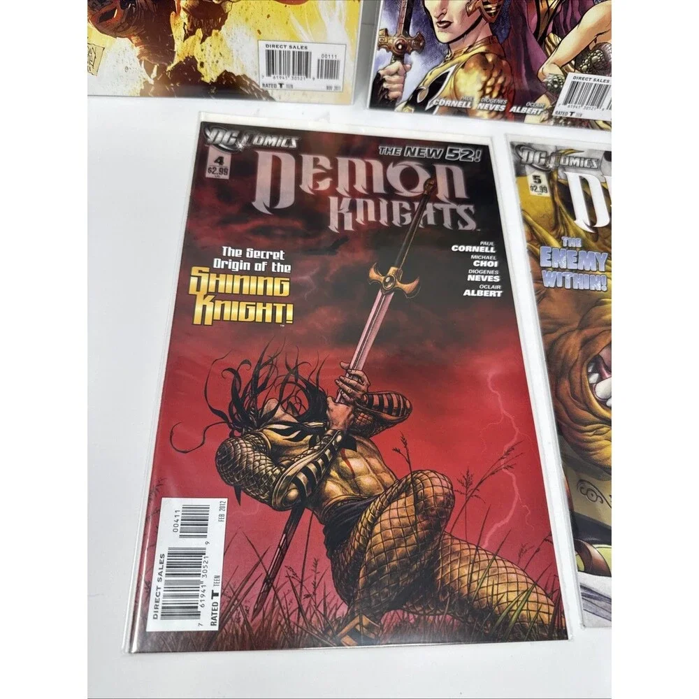 DEMON KNIGHTS The New 52! DC Comics Lot #1-5 1 2 3 4 5 Comic Books